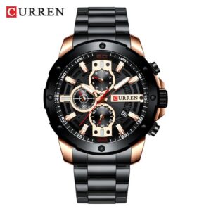 Adorn your wrist with the exquisite Luxury Quartz Wristwatch by CURREN. Crafted with precision and style, this timepiece is a true statement of luxury and sophistication.