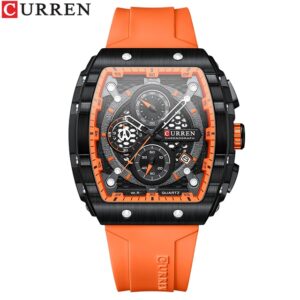 Sport Square CURREN Watch Chronograph - A stylish and functional accessory for the modern man.