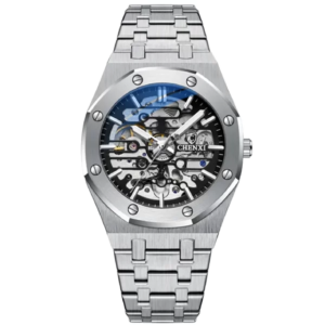 Stainless steel watch by CHENXI 8848 Automatic, showcasing timeless elegance and precision engineering.